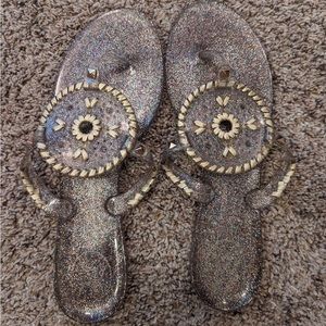 Jack rogers jelly sandals size 10